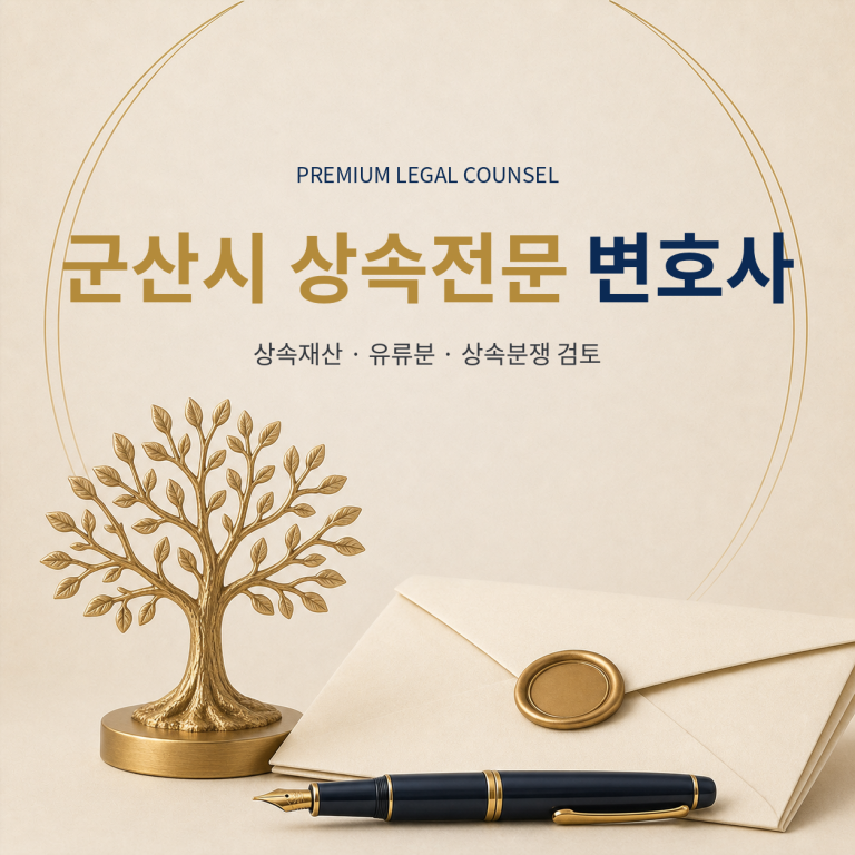군산시 상속전문 변호사