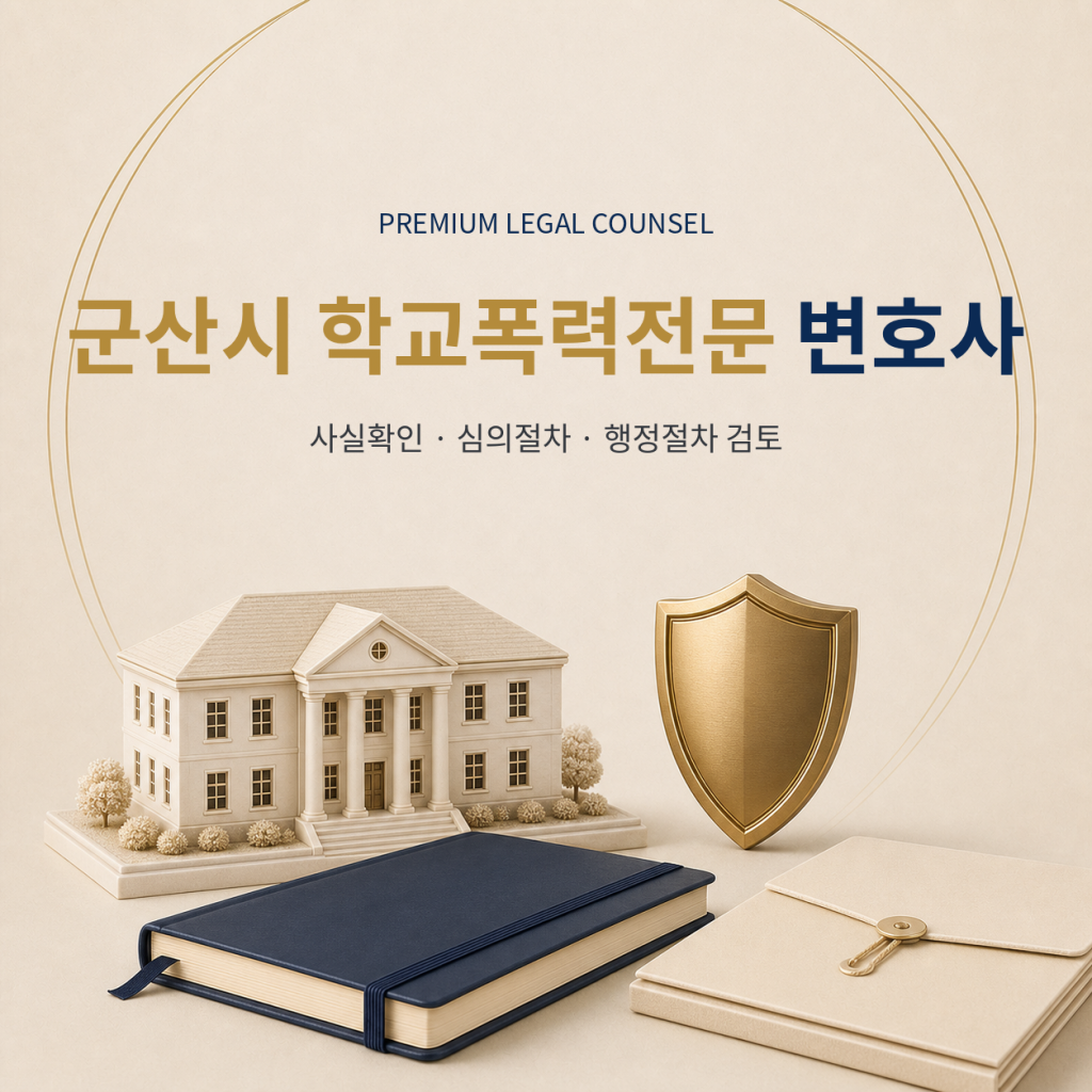 군산시 학교폭력전문 변호사